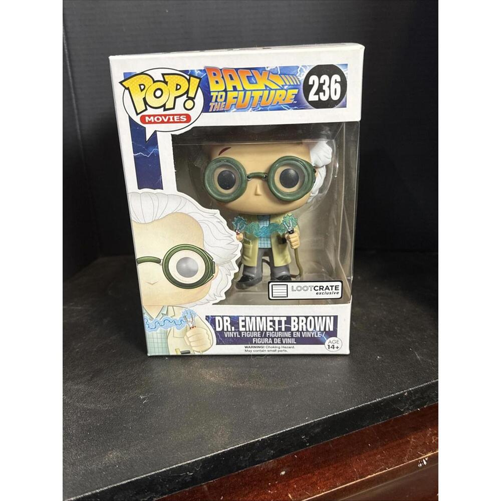 Funko Pop! Back to the Future Dr. Emmett Brown (Lightning) Loot Crate Exclusive